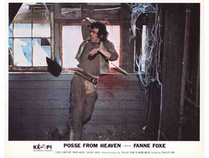 POSSE FROM HEAVEN, 1975, mini lobby card set, Fanne Foxe, Robert Perkin
