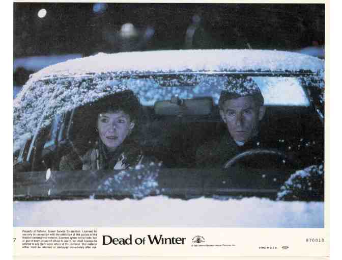 DEAD OF WINTER, 1987, mini lobby card set, Roddy McDowall, Mary Steenburgen