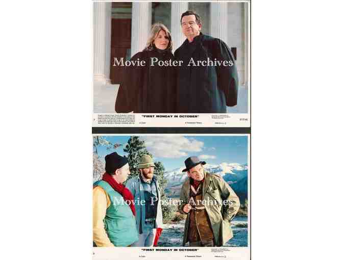 FIRST MONDAY IN OCTOBER, 1981, mini lobby card set, Matthau, Clayburgh