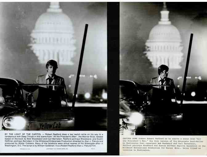 ALL THE PRESIDENTS MEN, 1976, movie stills, collectors lot, Robert Redford