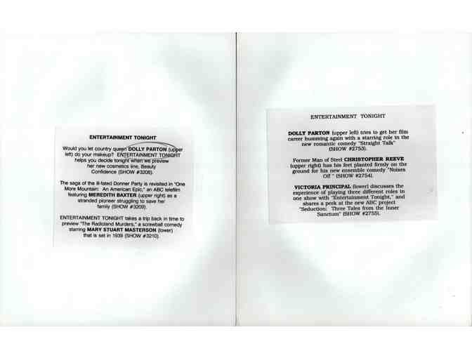 DOLLY PARTON, group of classic celebrity portraits, stills or photos