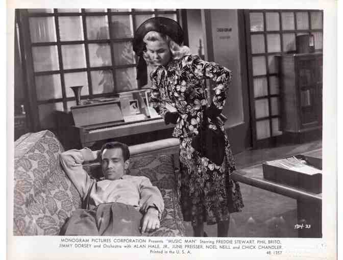 MUSIC MAN  1948  movie stills, Alan Hale Jr., Jimmy Dorsey and His Orchestra