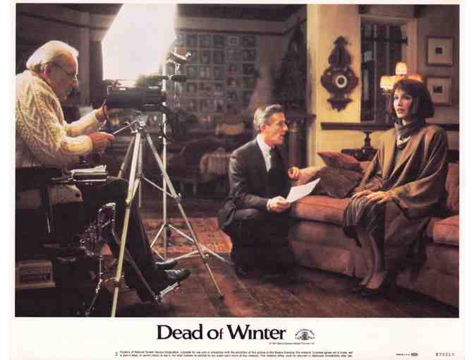 DEAD OF WINTER, 1987, lobby cards, Roddy McDowall, Mary Steenburgen