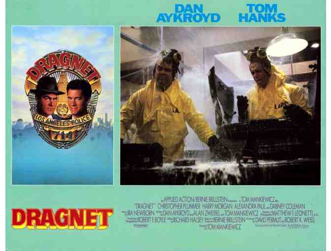 DRAGNET, 1987, lobby cards, Dan Aykroyd, Tom Hanks