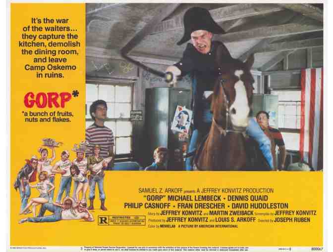 GORP, 1980, lobby cards, Dennis Quaid, Fran Drescher