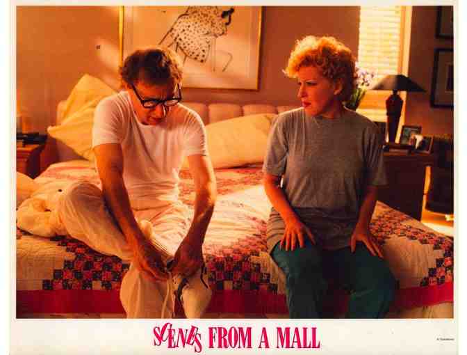 SCENES FROM A MALL, 1991, lobby cards, Bette Midler, Woody Allen