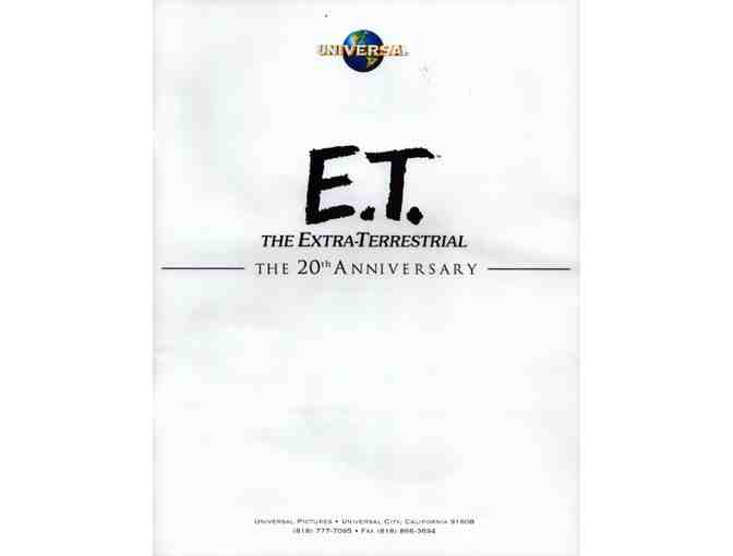 E.T. 20TH ANNIVERSARY, 2002, presskit, Henry Thomas, Drew Barrymore