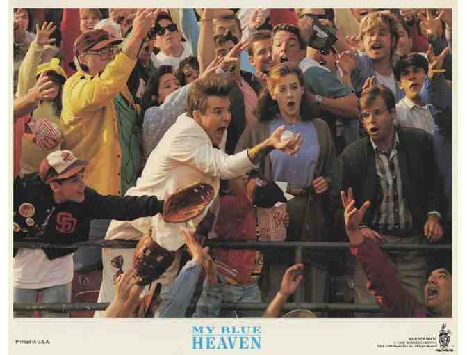 MY BLUE HEAVEN, 1990, lobby card set, Steve Martin, Rick Moranis, Joan Cusack, Bill Irwin.