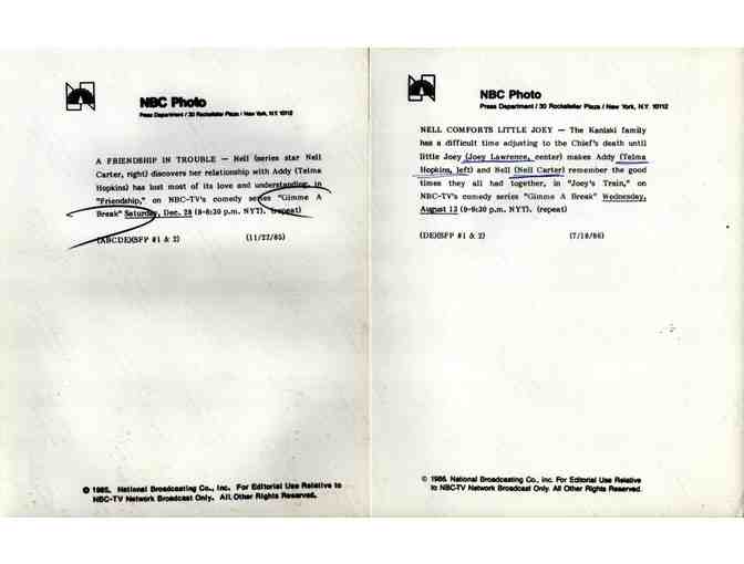 GIMME A BREAK, tv series, tv stills, Nell Carter, Joey Lawrence