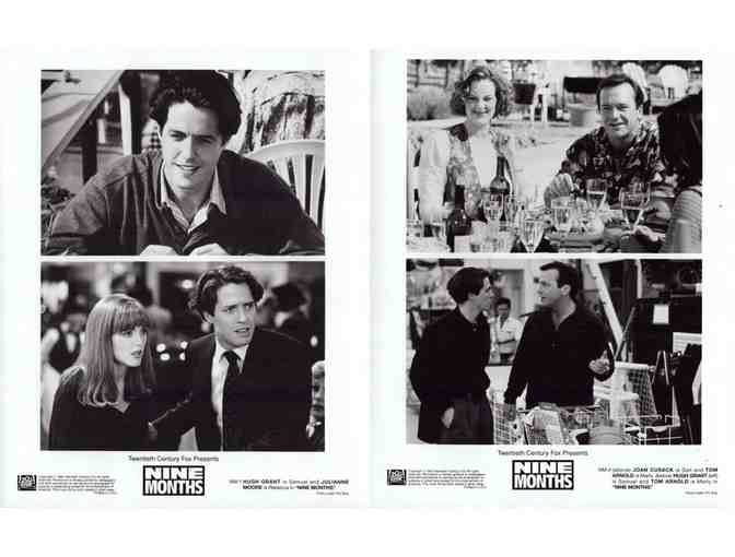 NINE MONTHS, 1995, cards and stills, Hugh Grant, Julianne Moore