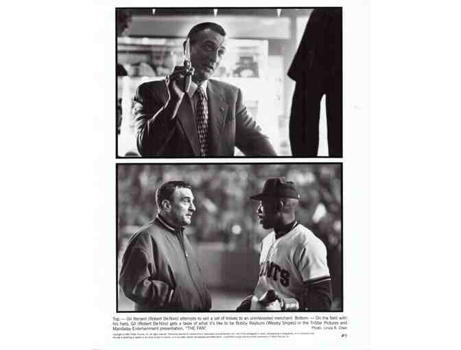 FAN, 1996, movie stills, Robert DeNiro, Wesley Snipes