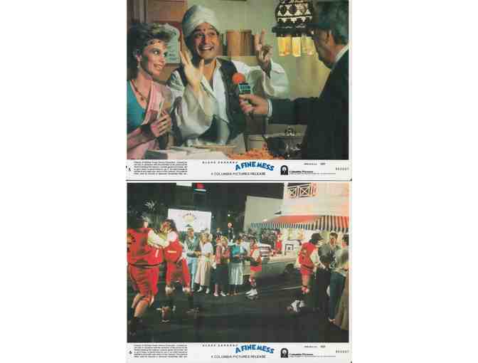 FINE MESS, 1986, mini lobby cards, Howie Mandell, Ted Danson