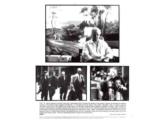 INSIDER, 1999, movie stills, Al Pacino, Russell Crowe