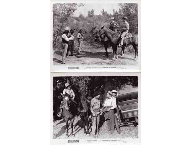 CONQUEST OF CHEYENNE, 1946, movie stills, William Wild Bill Elliott, Bobby Blake.