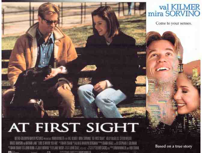 AT FIRST SIGHT, 1999, lobby cards, Val Silmer, Mira Sorvino