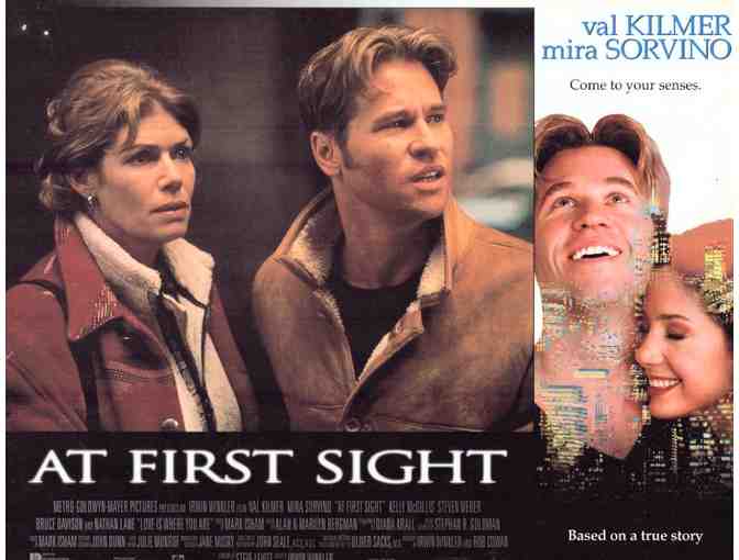 AT FIRST SIGHT, 1999, lobby cards, Val Silmer, Mira Sorvino