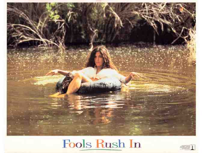FOOLS RUSH IN, 1997, lobby cards, Matthew Perry, Salma Hayek