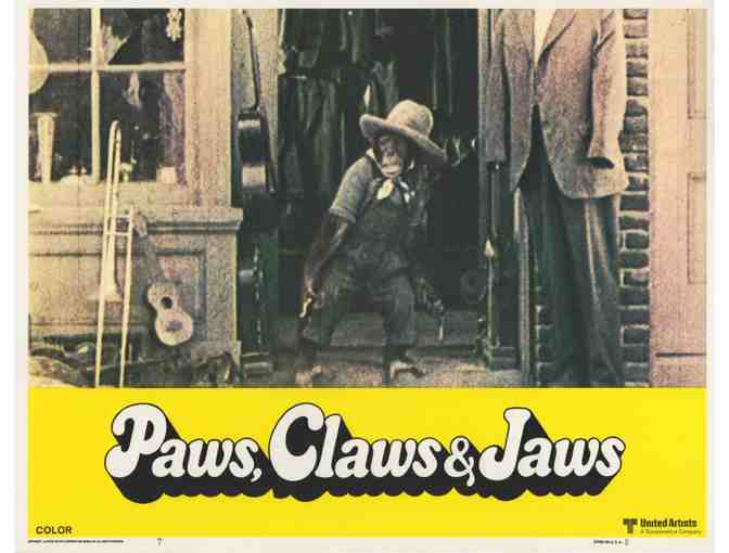 PAWS, CLAWS & JAWS, 1976, lobby cards, James Cagney, Cary Grant