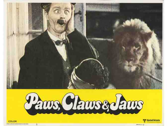 PAWS, CLAWS & JAWS, 1976, lobby cards, James Cagney, Cary Grant