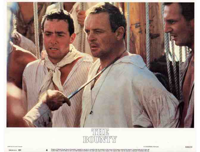 BOUNTY, 1984, lobby cards, Mel Gibson, Anthony Hopkins