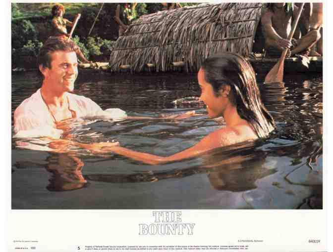 BOUNTY, 1984, lobby cards, Mel Gibson, Anthony Hopkins