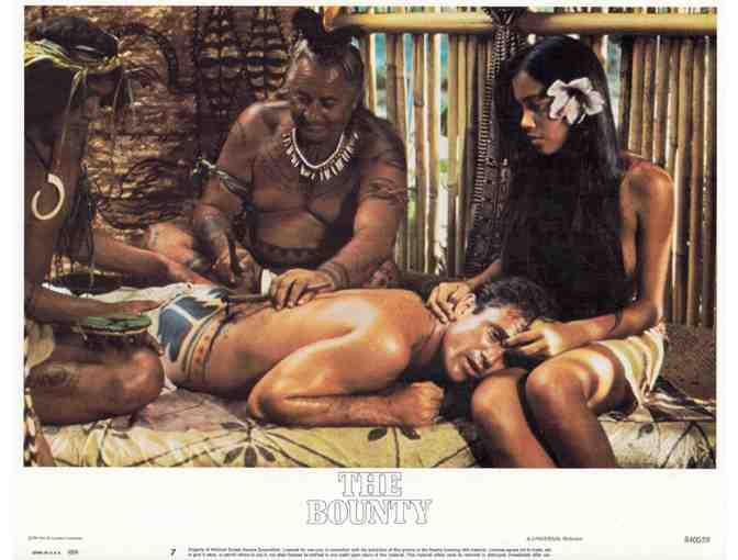 BOUNTY, 1984, lobby cards, Mel Gibson, Anthony Hopkins