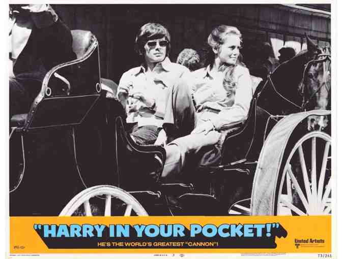 HARRY IN YOUR POCKET, 1973, lobby cards, James Coburn, Michael Sarrazin