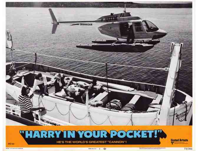 HARRY IN YOUR POCKET, 1973, lobby cards, James Coburn, Michael Sarrazin