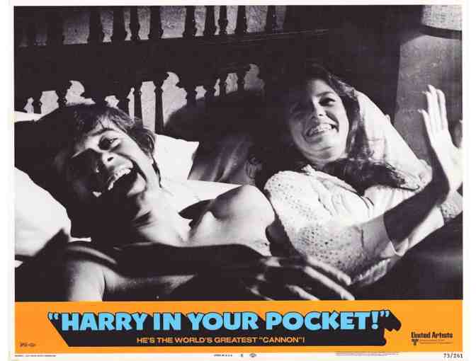 HARRY IN YOUR POCKET, 1973, lobby cards, James Coburn, Michael Sarrazin
