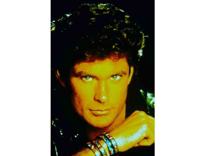 DAVID HASSELHOFF, celebrity photographs on color slides