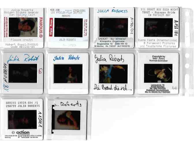 JULIA ROBERTS, celebrity photographs on color slides