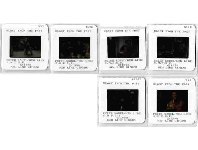 BLAST FROM THE PAST, 1999, color slides, Brendan Fraser, Alicia Silverstone