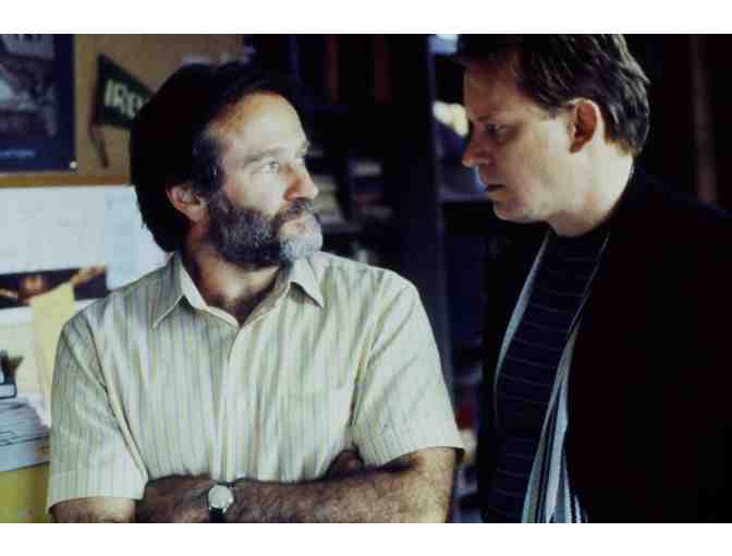 GOOD WILL HUNTING, 1997, color slides, Matt Damon, Robin Williams