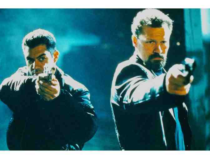 REPLACEMENT KILLERS, 1998, color slides, Mira Sorvino, Chow Yun-Fat