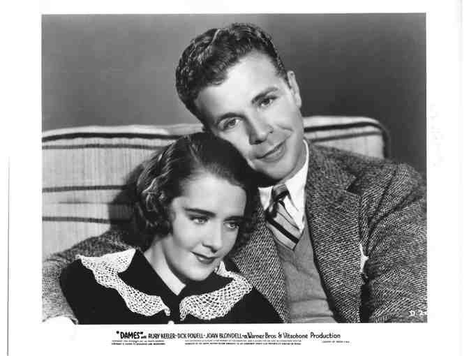 DAMES, 1934, movie stills, Dick Powell, Joan Blondell