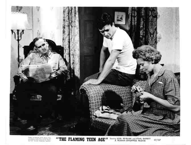 FLAMING TEEN AGE, 1957, movie stills, Noel Reyburn, Ethel Barrett