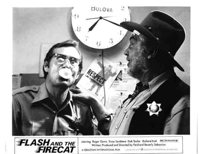 FLASH AND THE FIRECAT, 1975, movie stills, Roger Davis, Richard Kiel