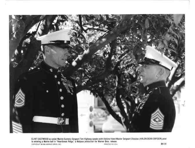 HEARTBREAK RIDGE, 1986, movie stills, Clint Eastwood, Marsha Mason