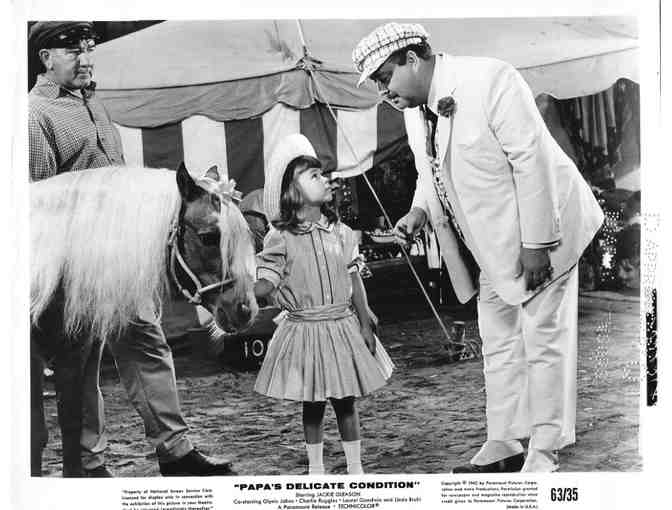 PAPAS DELICATE CONDITIION, 1963, cards and stills, Jackie Gleason