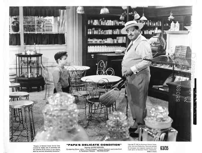 PAPAS DELICATE CONDITIION, 1963, cards and stills, Jackie Gleason