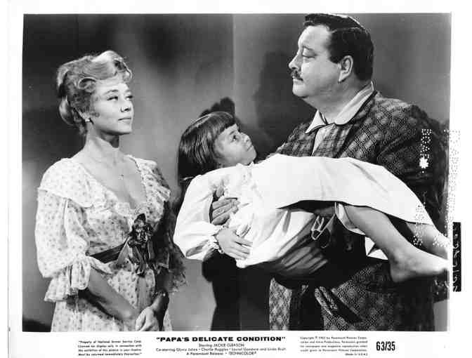 PAPAS DELICATE CONDITIION, 1963, cards and stills, Jackie Gleason