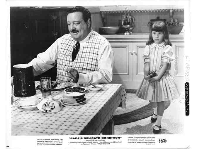 PAPAS DELICATE CONDITIION, 1963, cards and stills, Jackie Gleason