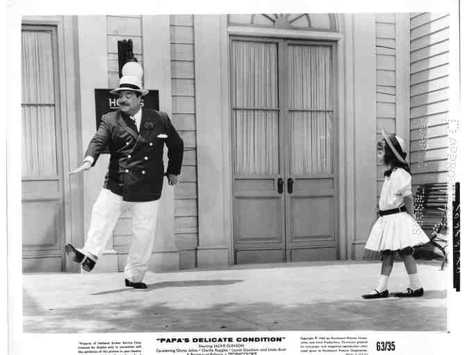 PAPAS DELICATE CONDITIION, 1963, cards and stills, Jackie Gleason