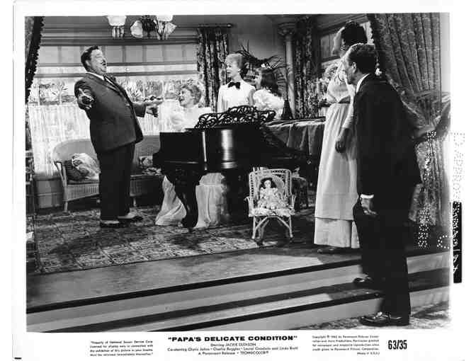 PAPAS DELICATE CONDITIION, 1963, cards and stills, Jackie Gleason