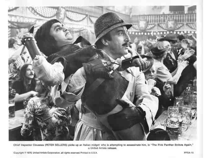 PINK PANTHER STRIKES AGAIN, 1976, movie stills, Peter Sellers