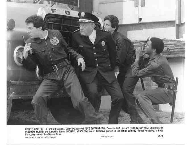 POLICE ACADEMY, 1984, studio stills, Steve Guttenberg, Kim Cattrall