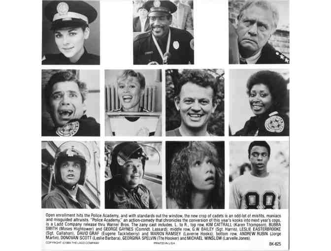 POLICE ACADEMY, 1984, studio stills, Steve Guttenberg, Kim Cattrall