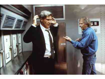AIR FORCE ONE, 1997, color slides, Harrison Ford, Gary Oldman