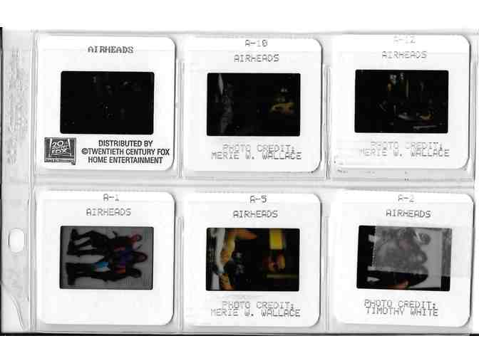 AIRHEADS, 1994, color slides, Adam Sandler, Brendan Fraser