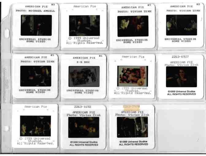 AMERICAN PIE, 1999, color slides, Jason Biggs, Tara Reid